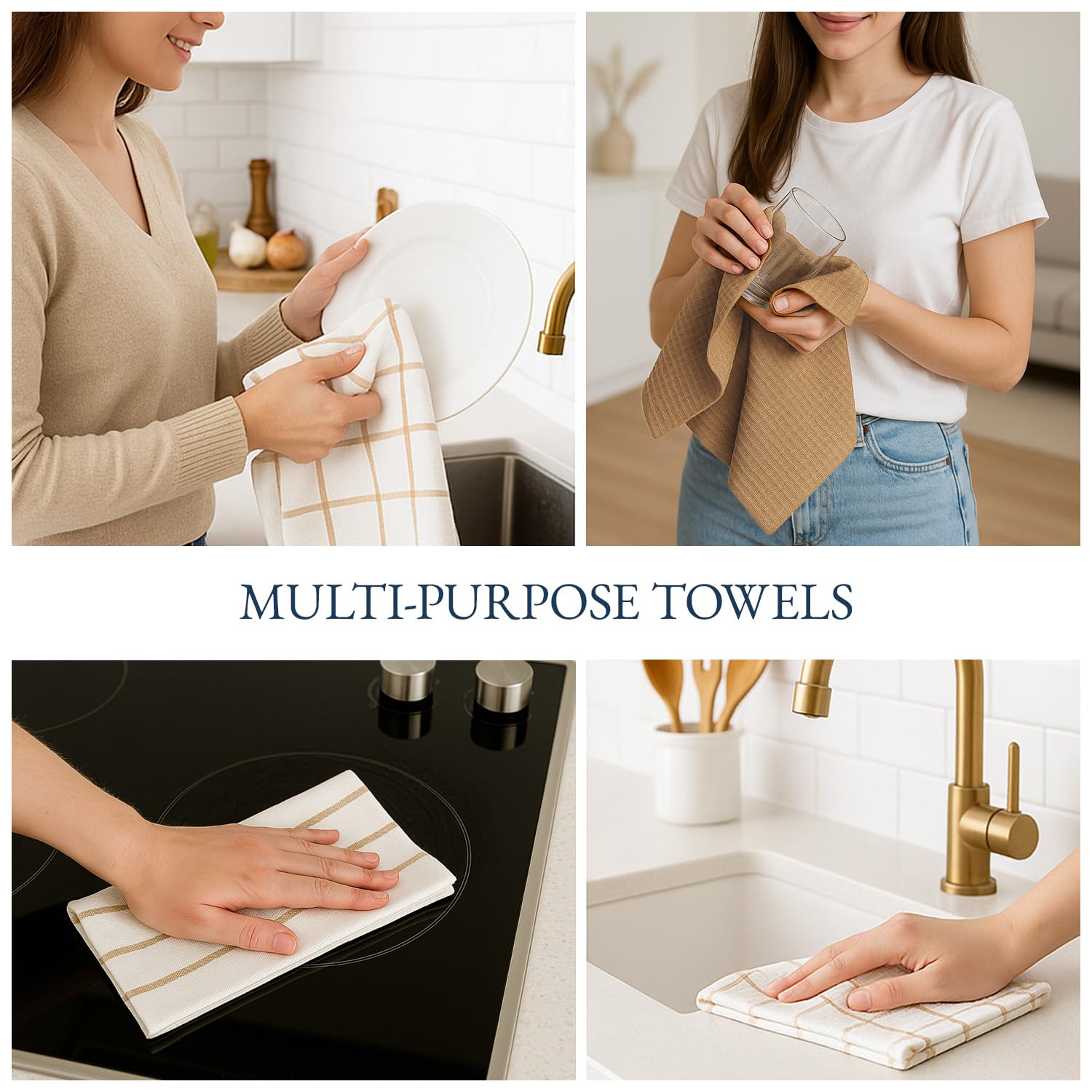 LANE LINEN: paños de cocina multiusos para lavar, secar y limpiar.