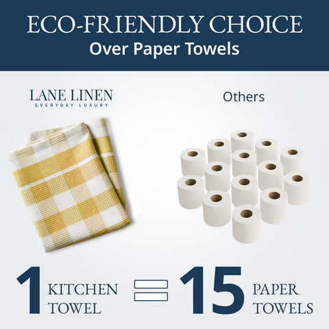 LANE LINEN: toallas de cocina de 18 x 28 pulgadas para mayor cobertura