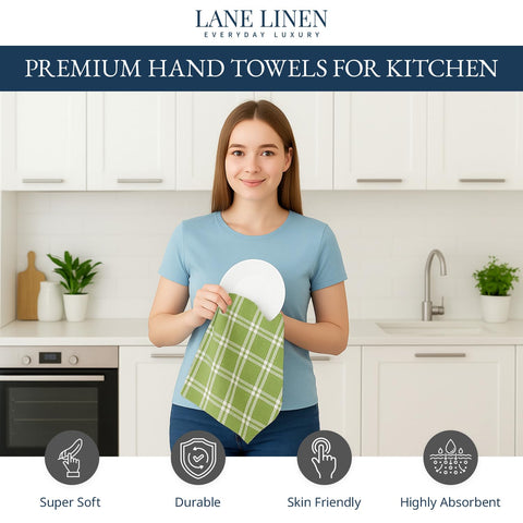 Lane Linen toallas de cocina 4-pack secado rápido para derrames
