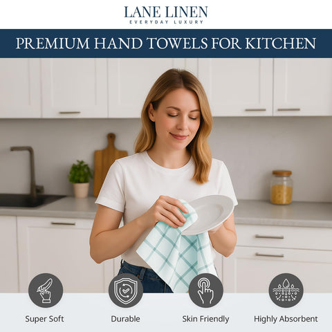 Lane Linen toallas de cocina absorbentes, secado rápido para derrames diarios.