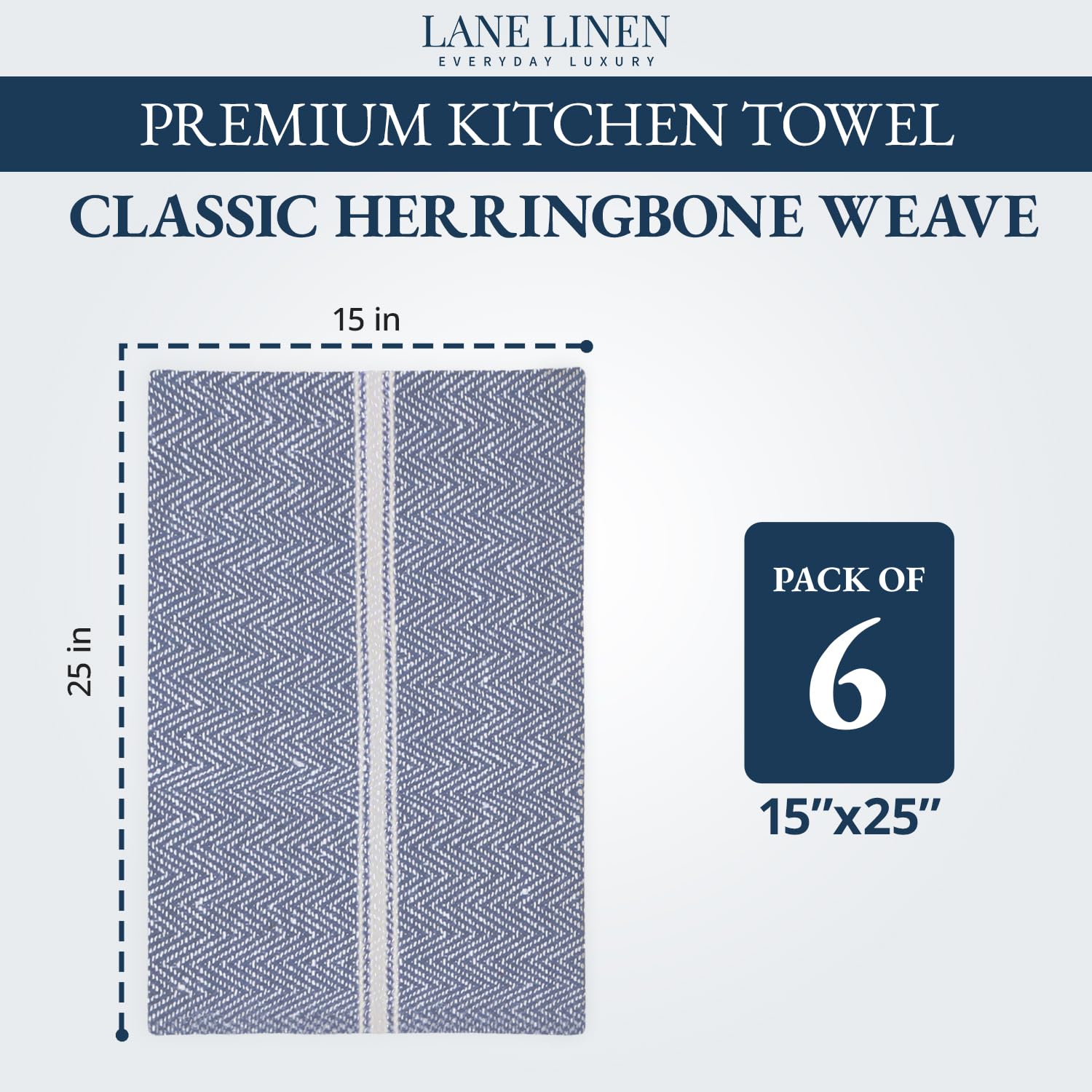 Lane Linen toallas de cocina algodón 100% absorbentes para uso diario