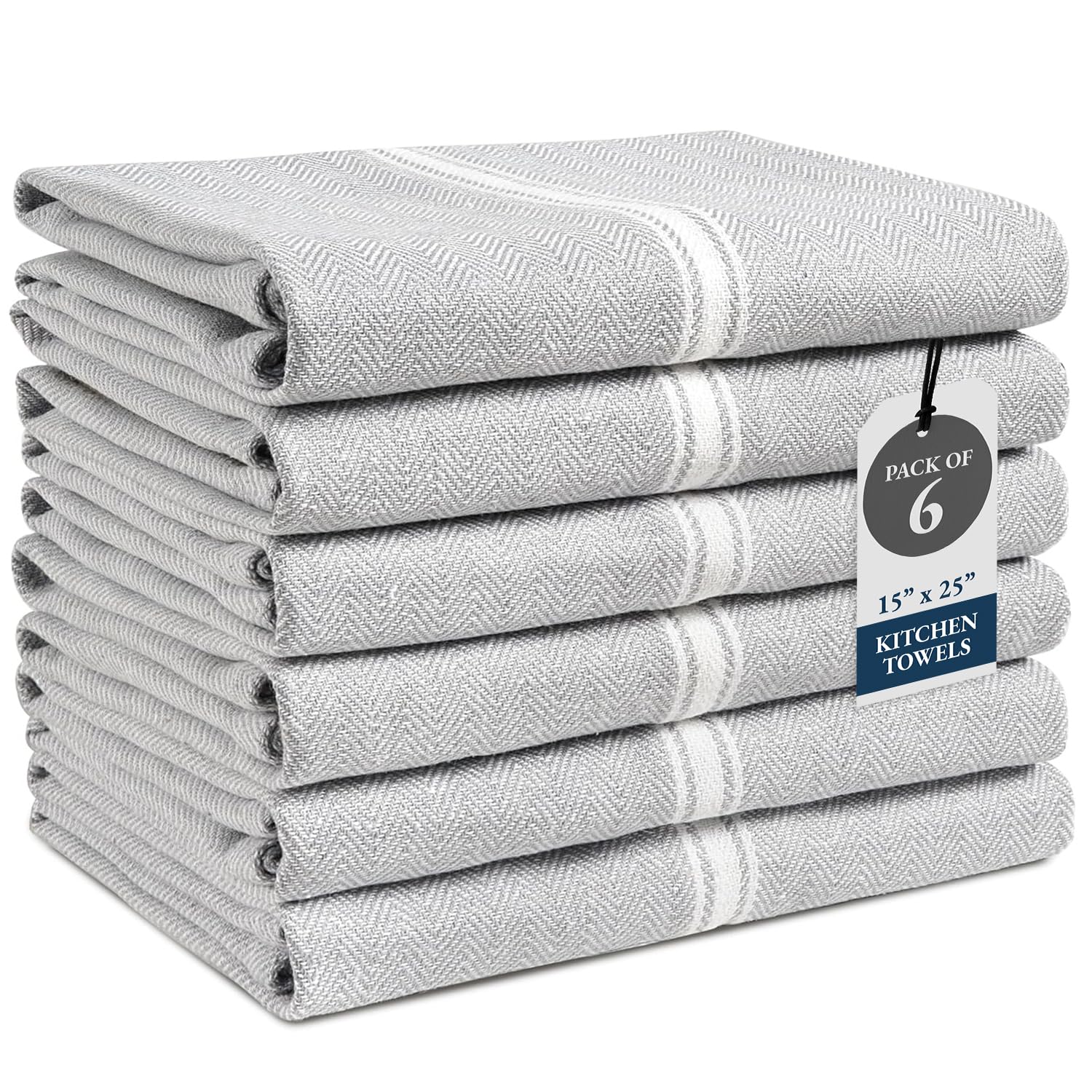 LANE LINEN: toallas de cocina algodón 100% para secar platos y pulir superficies.