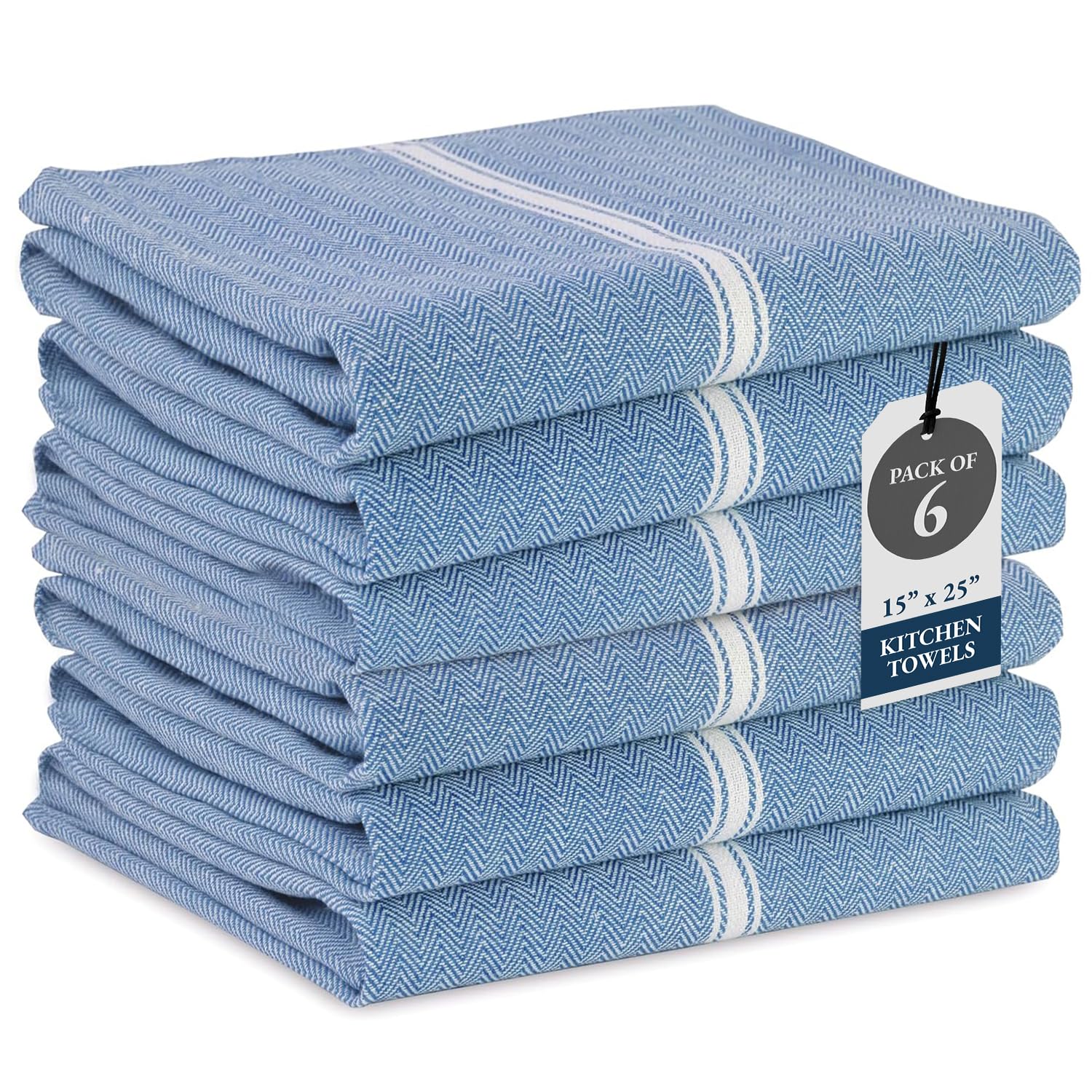 Lane Linen: toallas de cocina 100% algodón, absorbentes para secar platos.