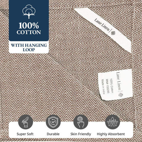 Lane Linen toallas aptas para lavadora, limpieza rápida.