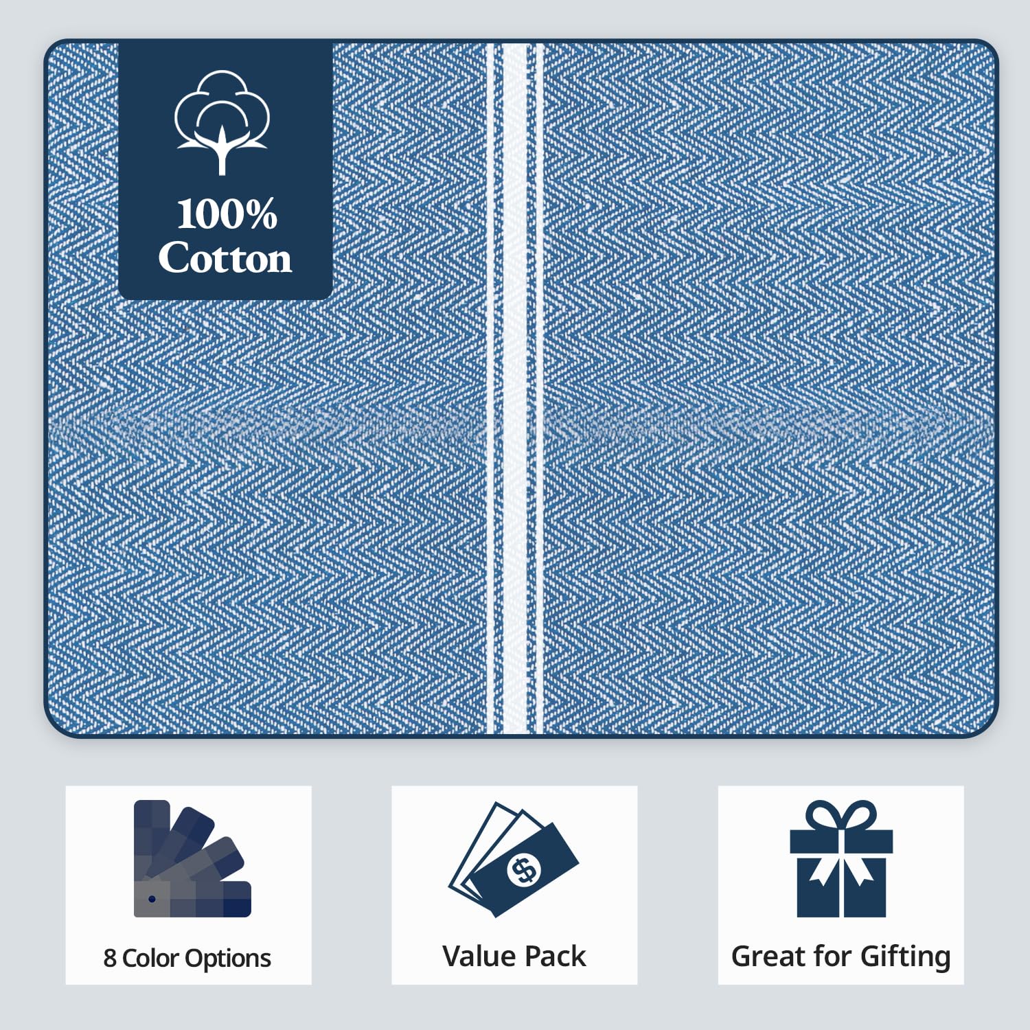 Lane Linen: toallas suaves y duraderas para secar superficies.
