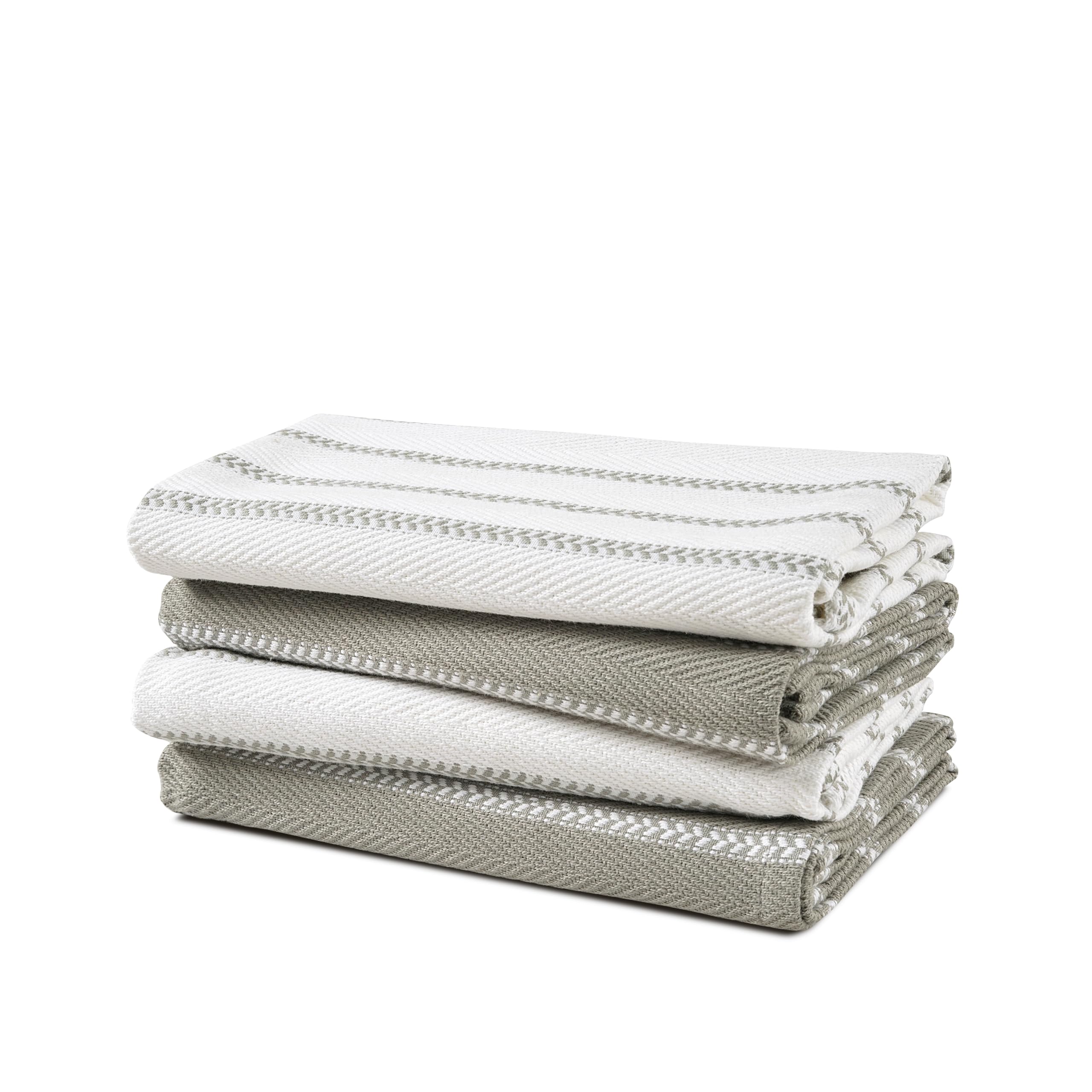 Lane Linen toallas de cocina frontal gris 18x28, absorbentes para secar platos