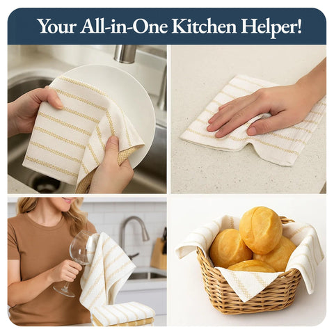 Lane Linen toallas multiuso para cocina, ideal para secar platos y manos