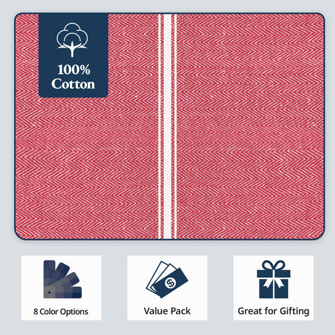 Lane Linen: toallas de cocina tamaño 14x25 para tareas comunes.