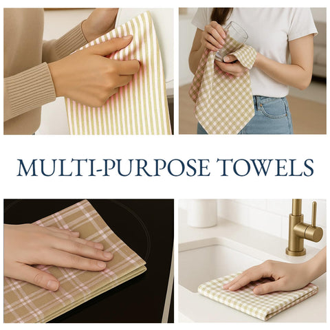 Lane Linen toallas de cocina multiusos como paños y servilletas.