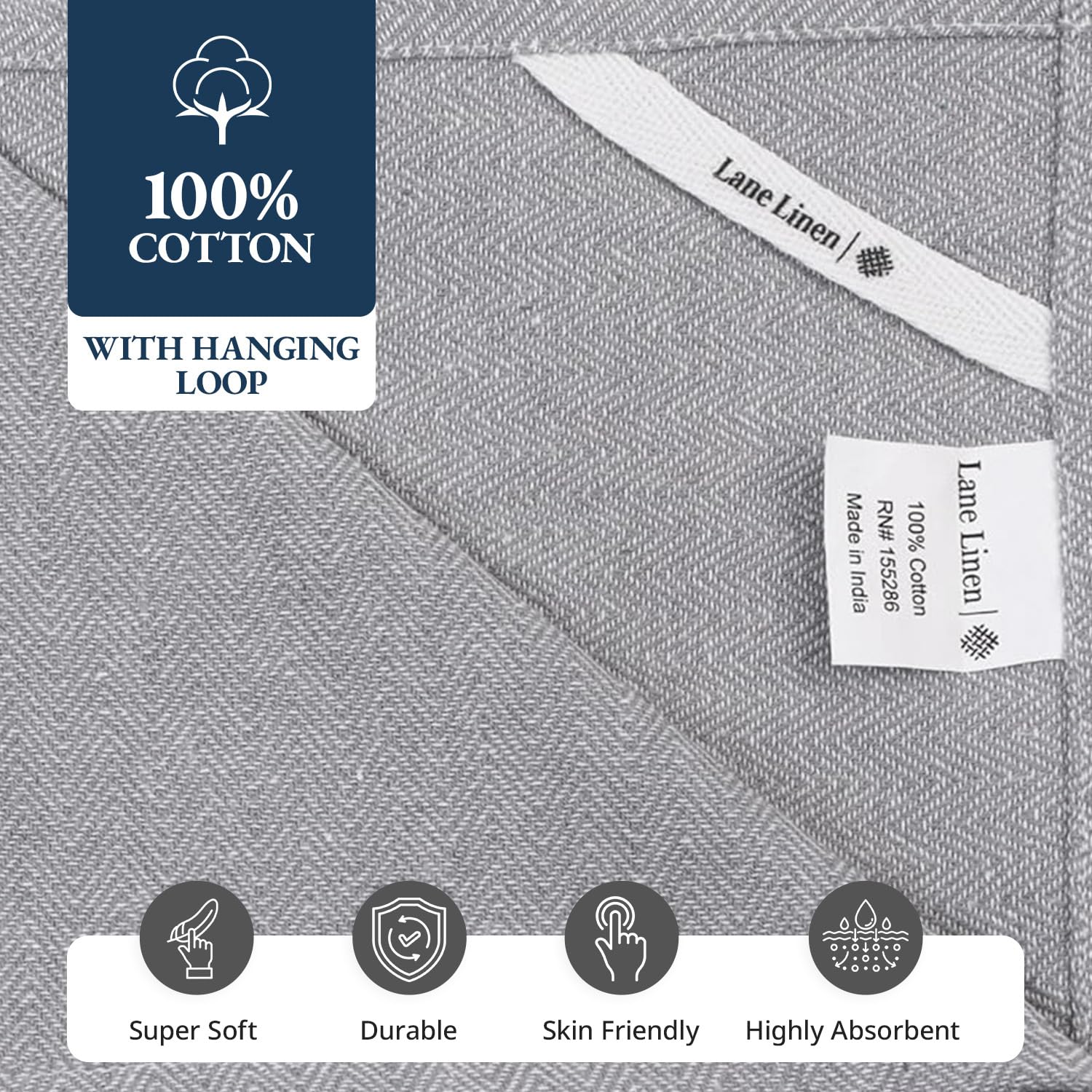 LANE LINEN: regalo práctico para cocineros, conjunto duradero y fácil de lavar
