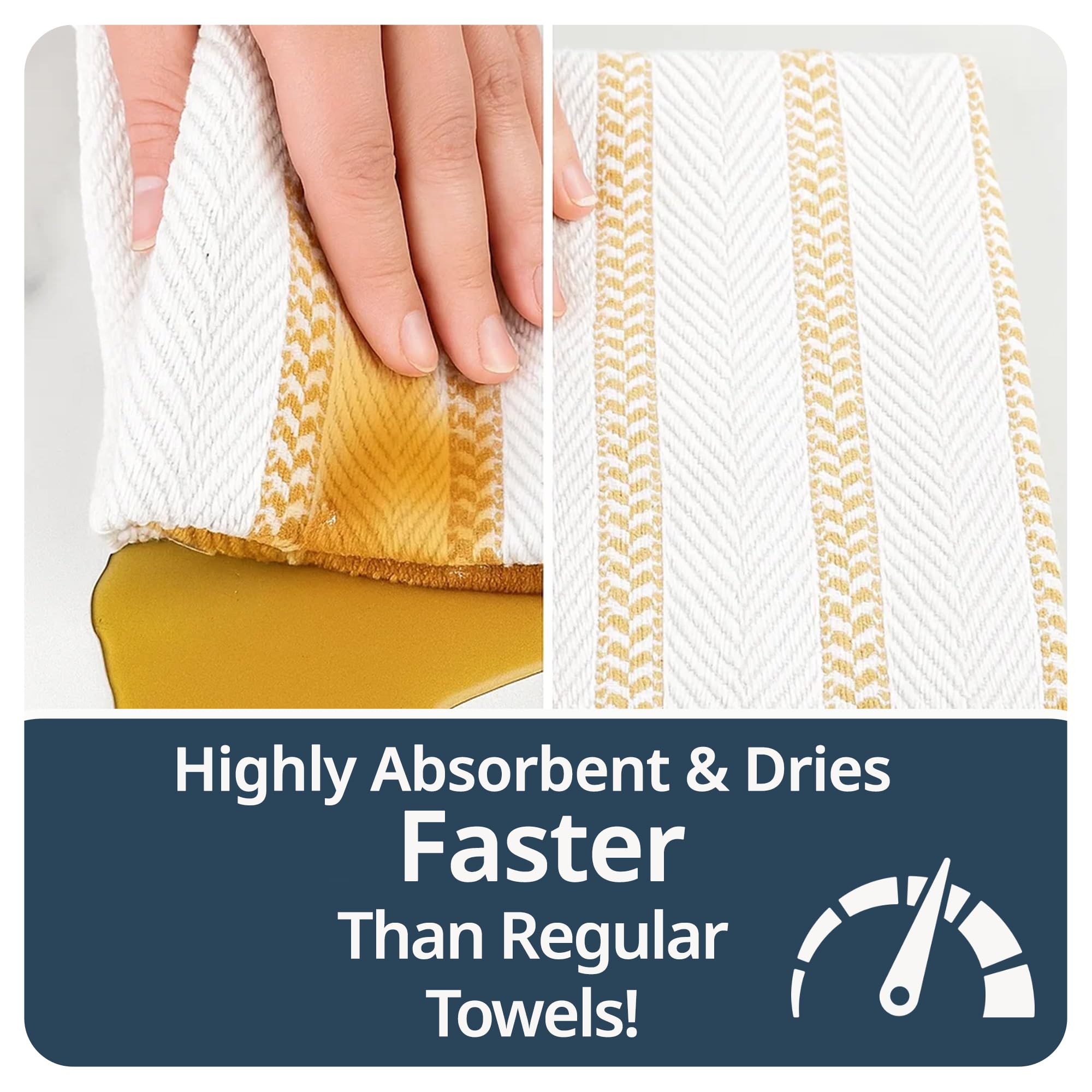 Lane Linen toallas para secar manos, secado rápido y duraderas