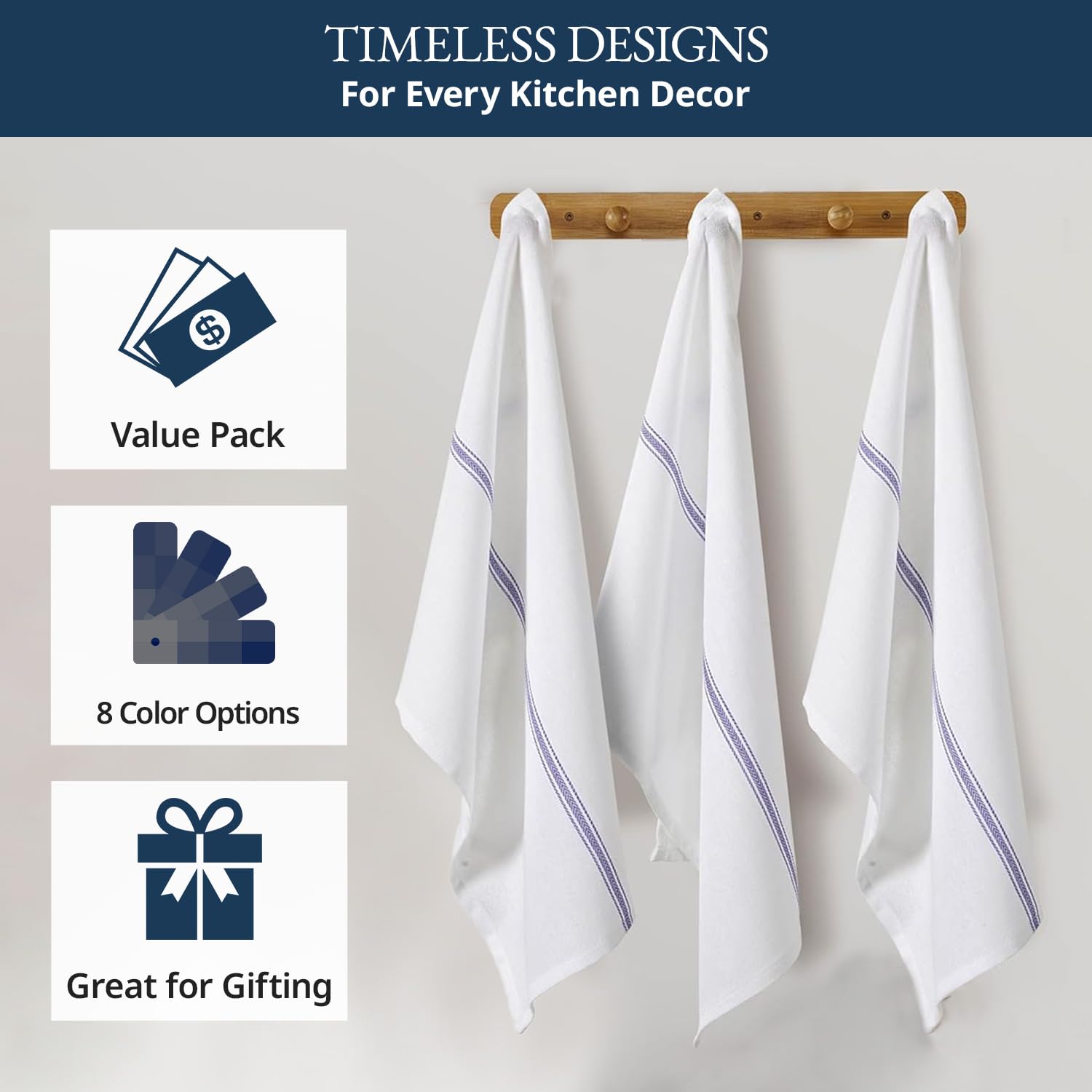 Lane Linen toallas multifuncionales para manos y vajilla