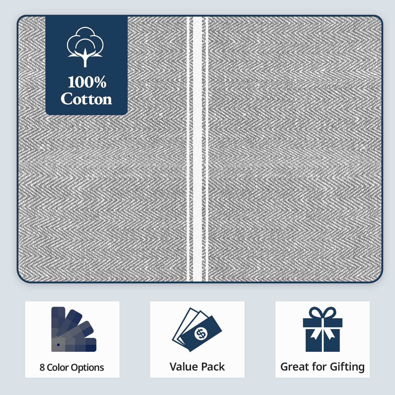 LANE LINEN: toallas multiusos para cocina, limpieza y secado.