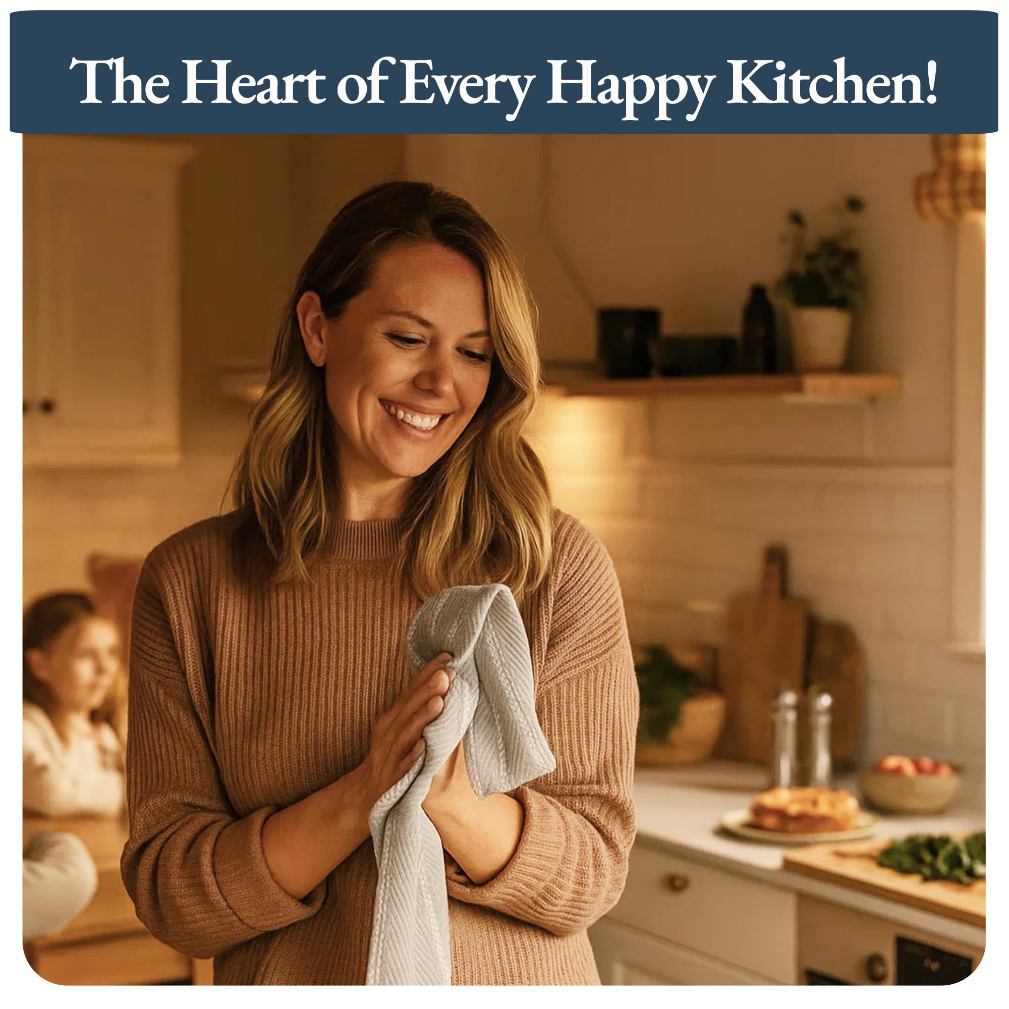 Lane Linen toallas cocina usos múltiples: paños, manos y servilletas