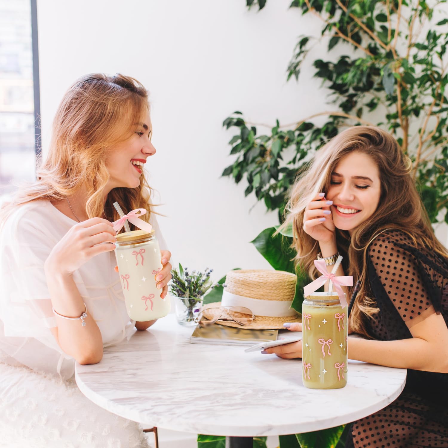 Langasque Coquette: capacidad de 16 onzas para tus bebidas favoritas.