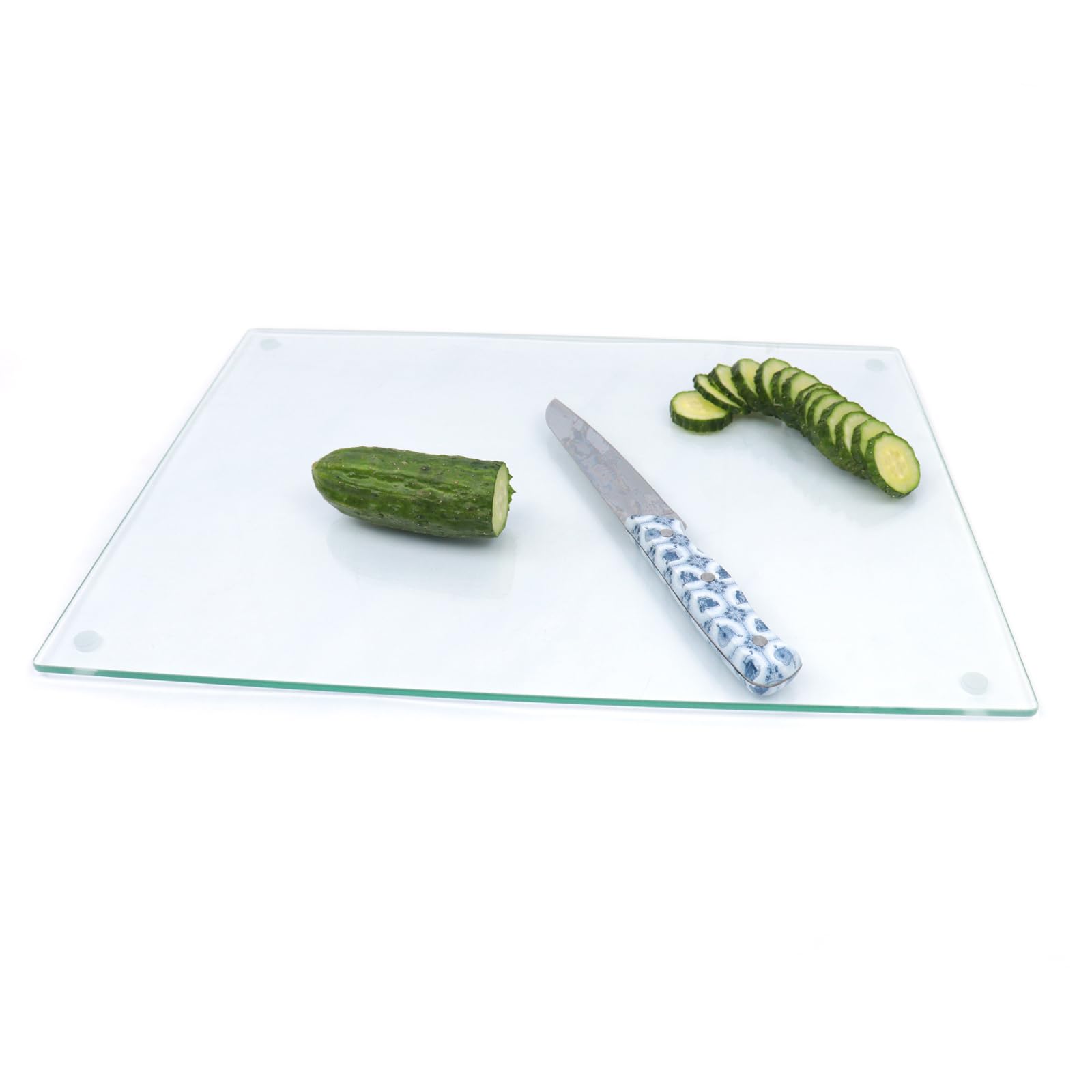 LANGBOHOS tabla-vidrio-resistente-calor, apta para ollas y bandejas calientes