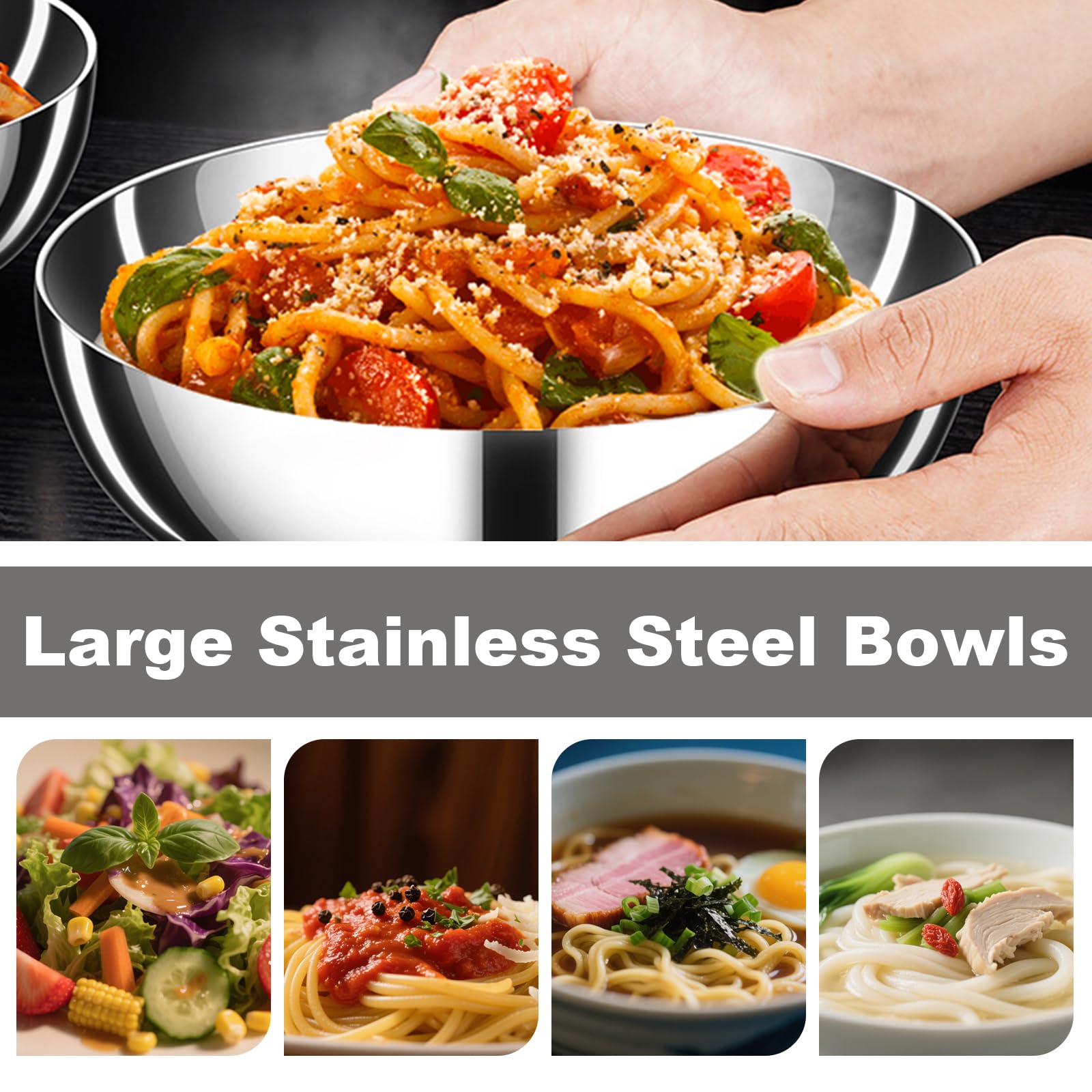 LANGMINGDE: conjunto completo con cucharas y tenedores para servir.