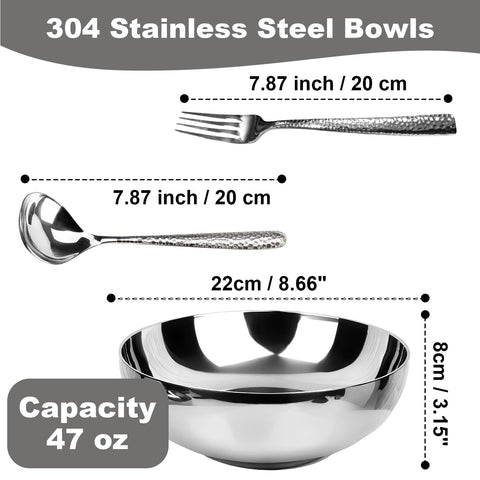 LANGMINGDE: tazones con capacidad de 47oz para porciones generosas.