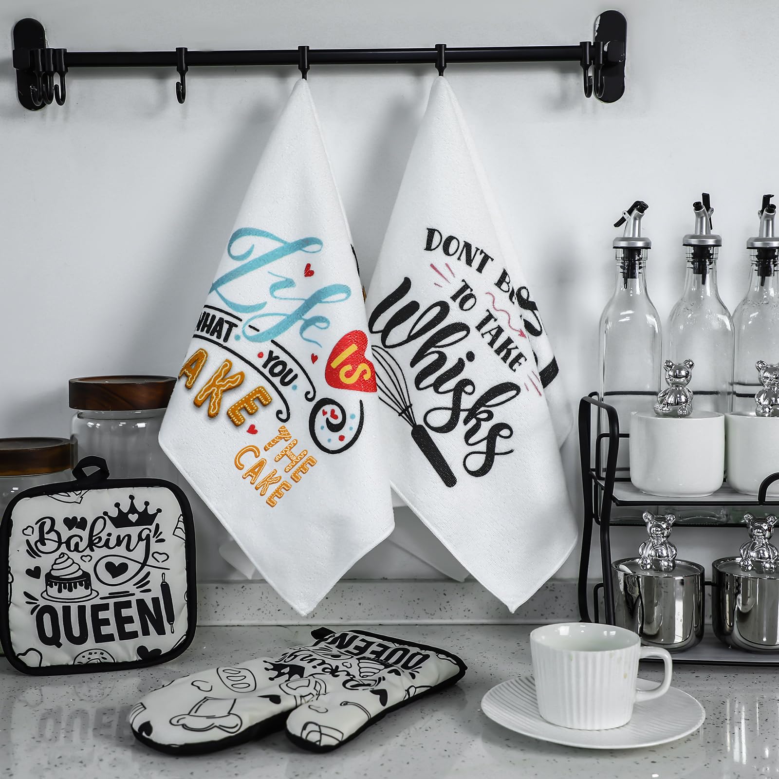 Langyiwee Reina de la Repostería: agarradera para horno cómoda y protegida.
