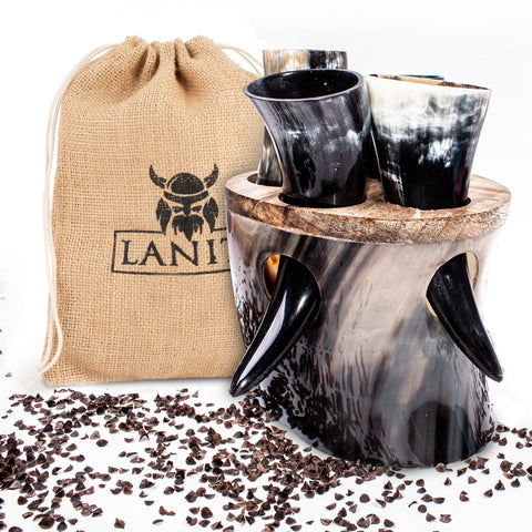 LANITI diseño único con patrones naturales en cada cuerno.