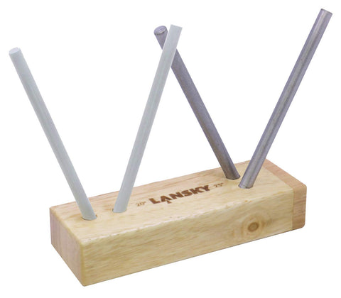 Lansky TB 2D2C Turnbox con varillas de diamante y cerámica para afilar cuchillos