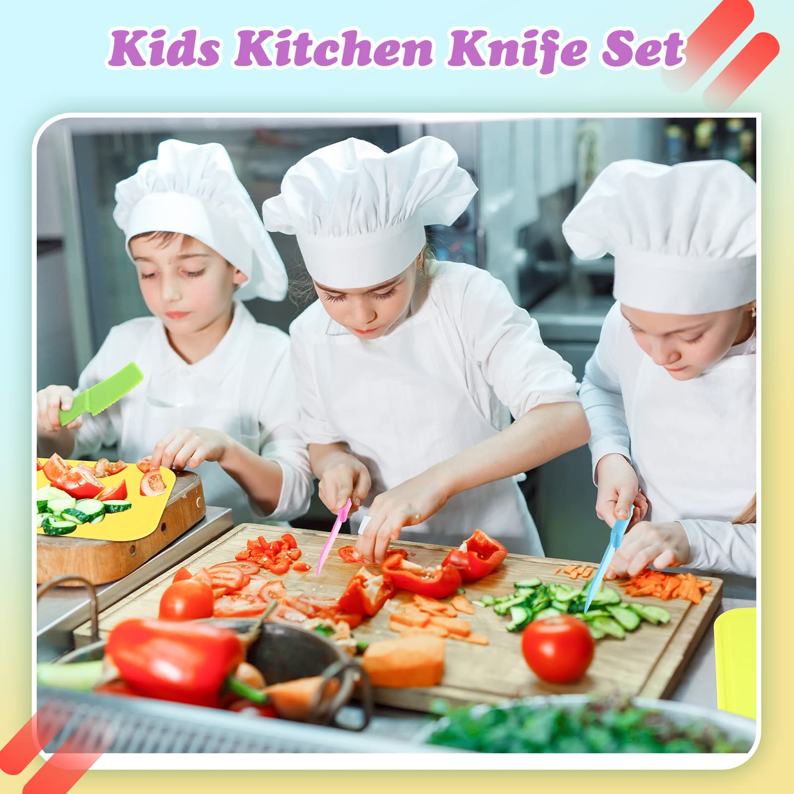 Lanties material plástico duradero, seguridad y resistencia para uso prolongado en cocina infantil.