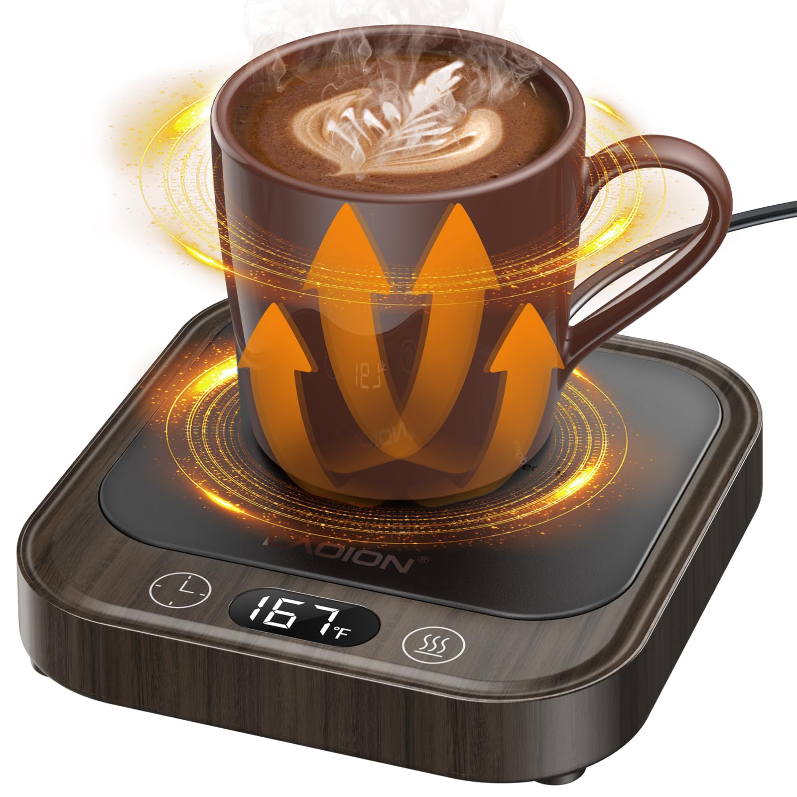 LAOION calentador de taza 40W para escritorio, mantiene bebidas a punto.