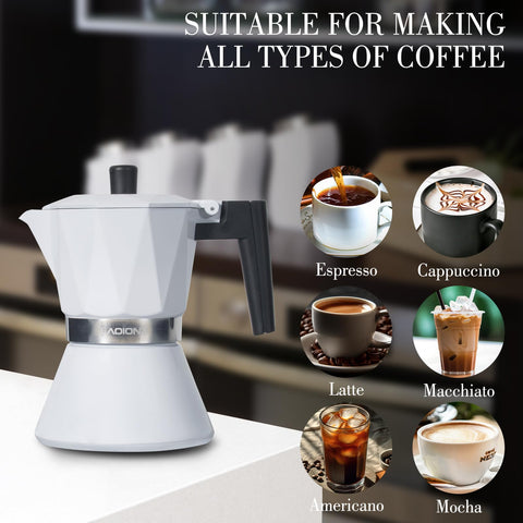 LAOION Moka Pot en mochila para camping y exteriores