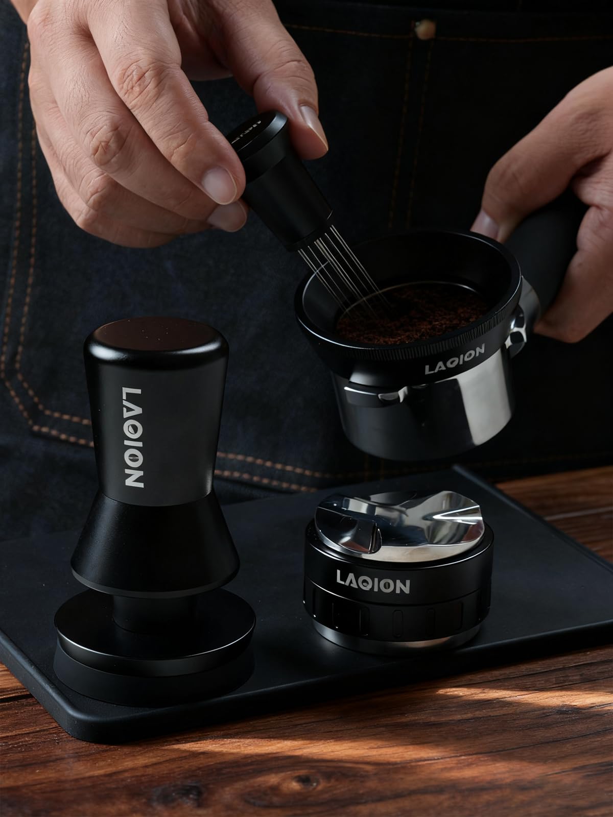LAOION tapete de espresso, protege encimeras de calor y arañazos.
