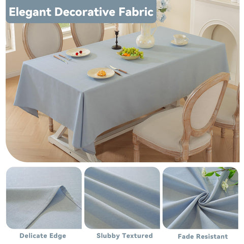 Detalle de textura del mantel Laolitou añade calidez al hogar