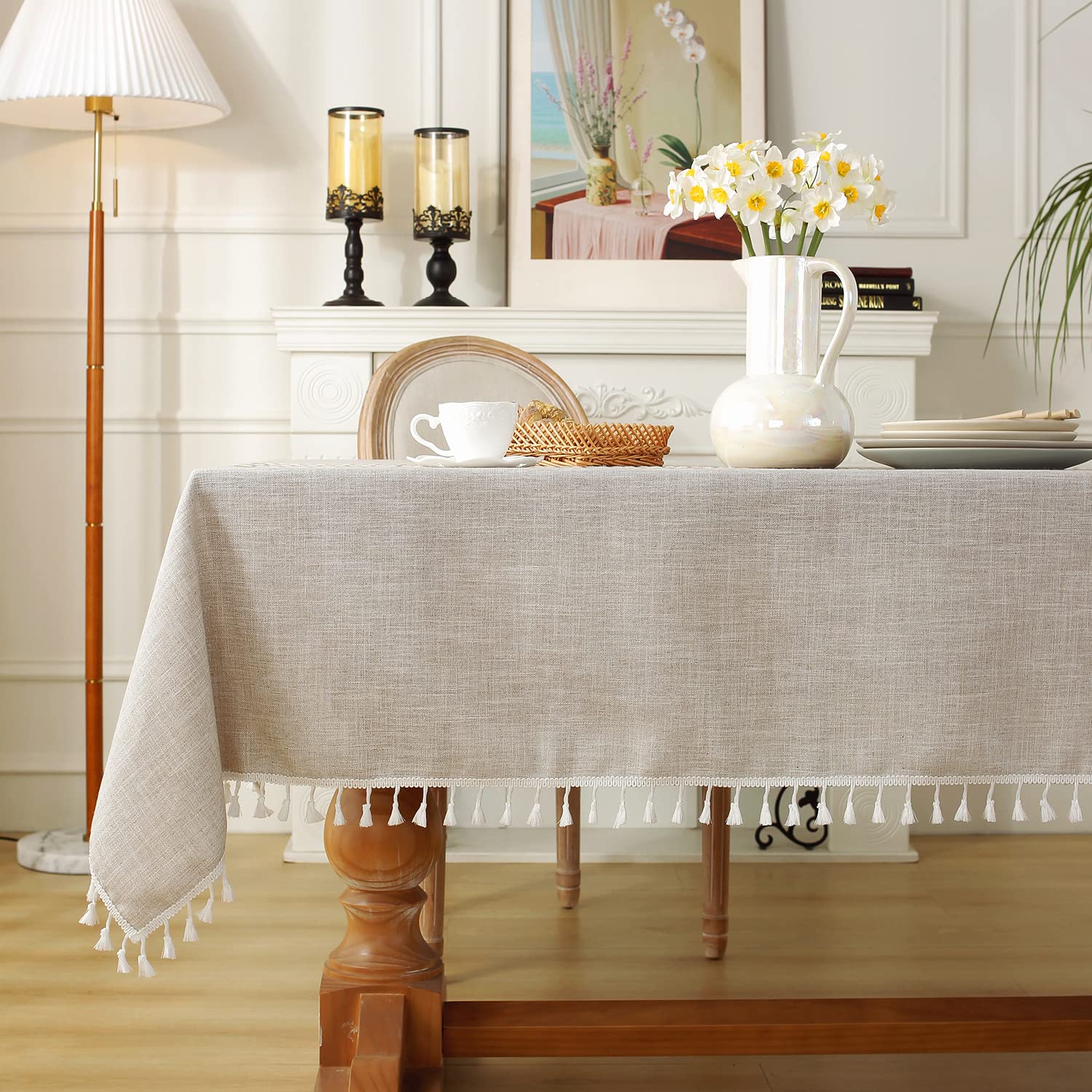 Laolitou mantel ideal para cenas, celebraciones y buffets, diseño elegante.