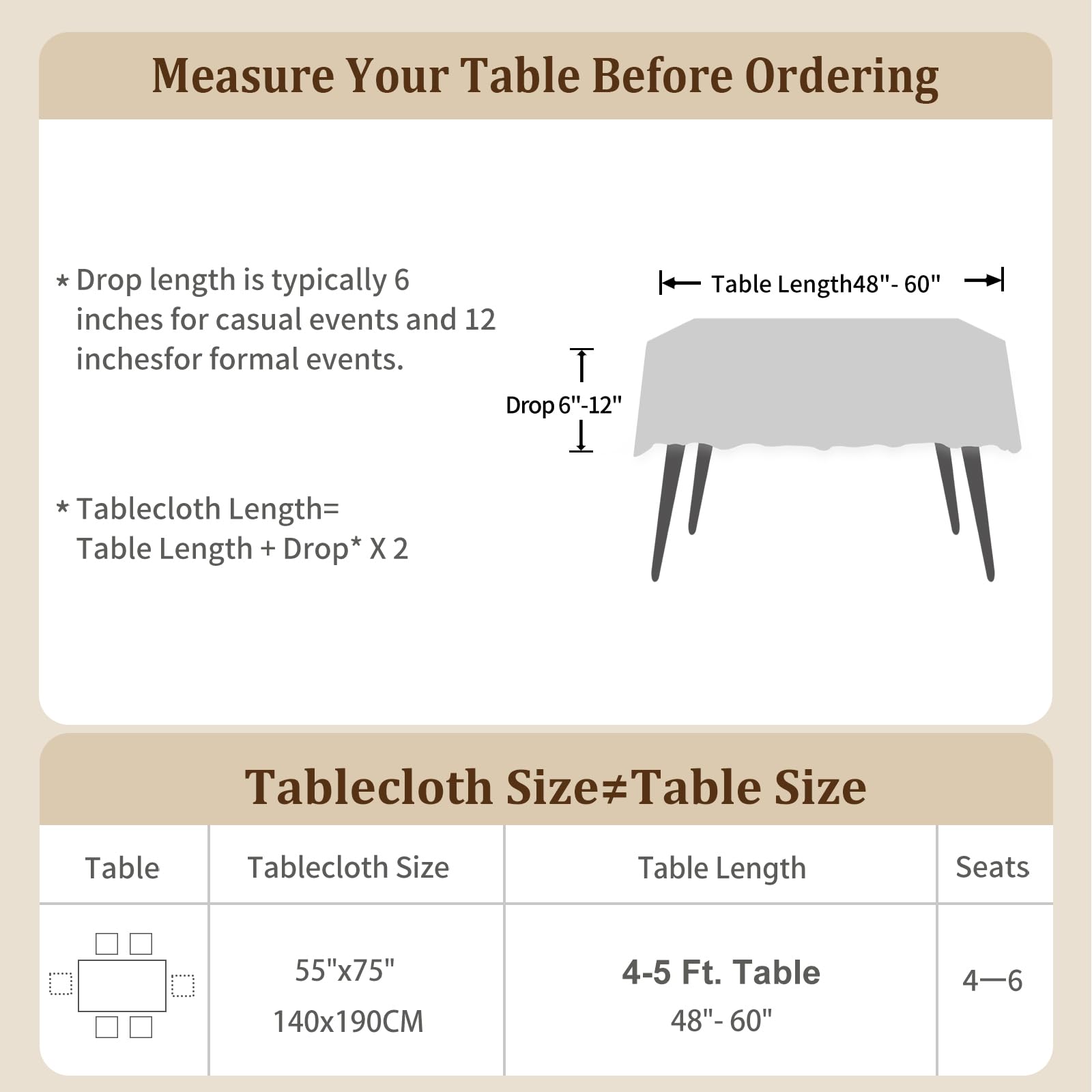 Mantel Laolitou impermeable que protege la mesa de manchas.