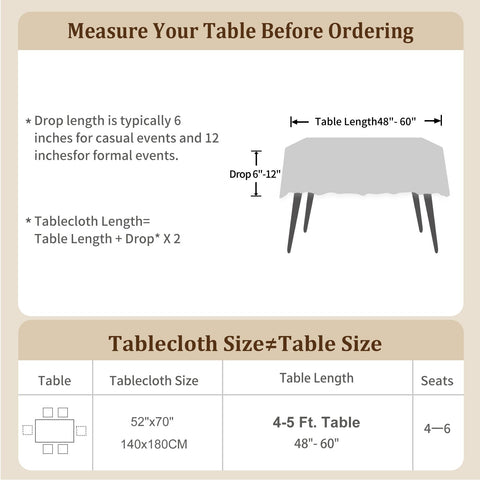 Mantel Laolitou lavable a máquina, ahorro de tiempo al limpiar