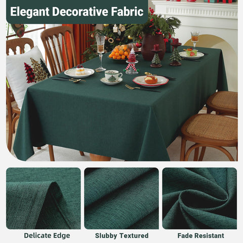 Mantel Laolitou con textura de lino, aspecto elegante y suave.