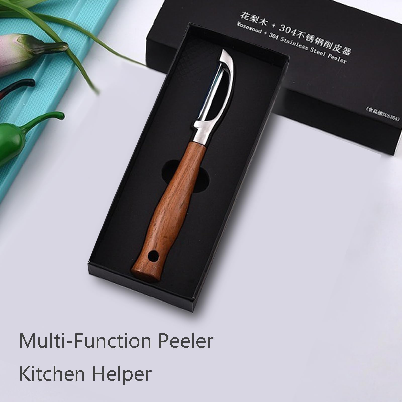 Laoxiongtou Pelador en caja regalo perfecto para cualquier cocina