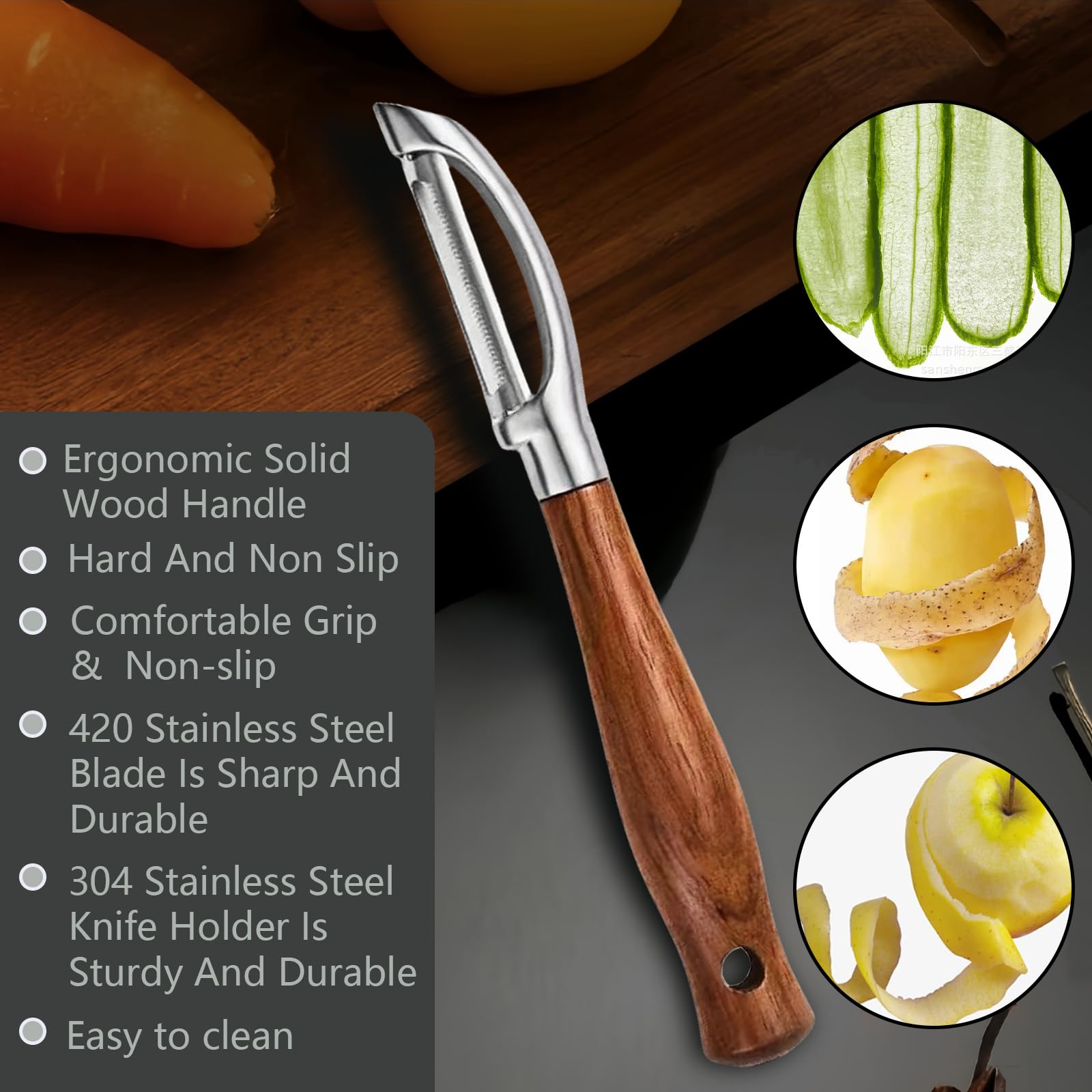 Laoxiongtou Pelador para uso múltiple de frutas y verduras en casa