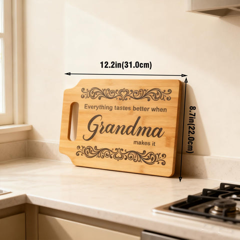 Regalo personalizado Lapsia para abuela, mensaje de amor familiar en la cocina