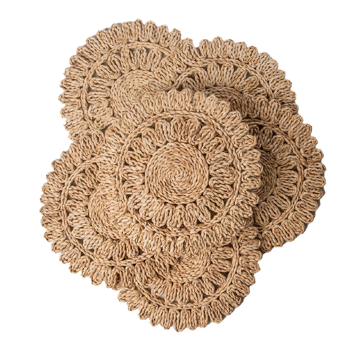 Salvamantel Laquedecraft redondo de maiz 6 piezas, ideal para platos calientes