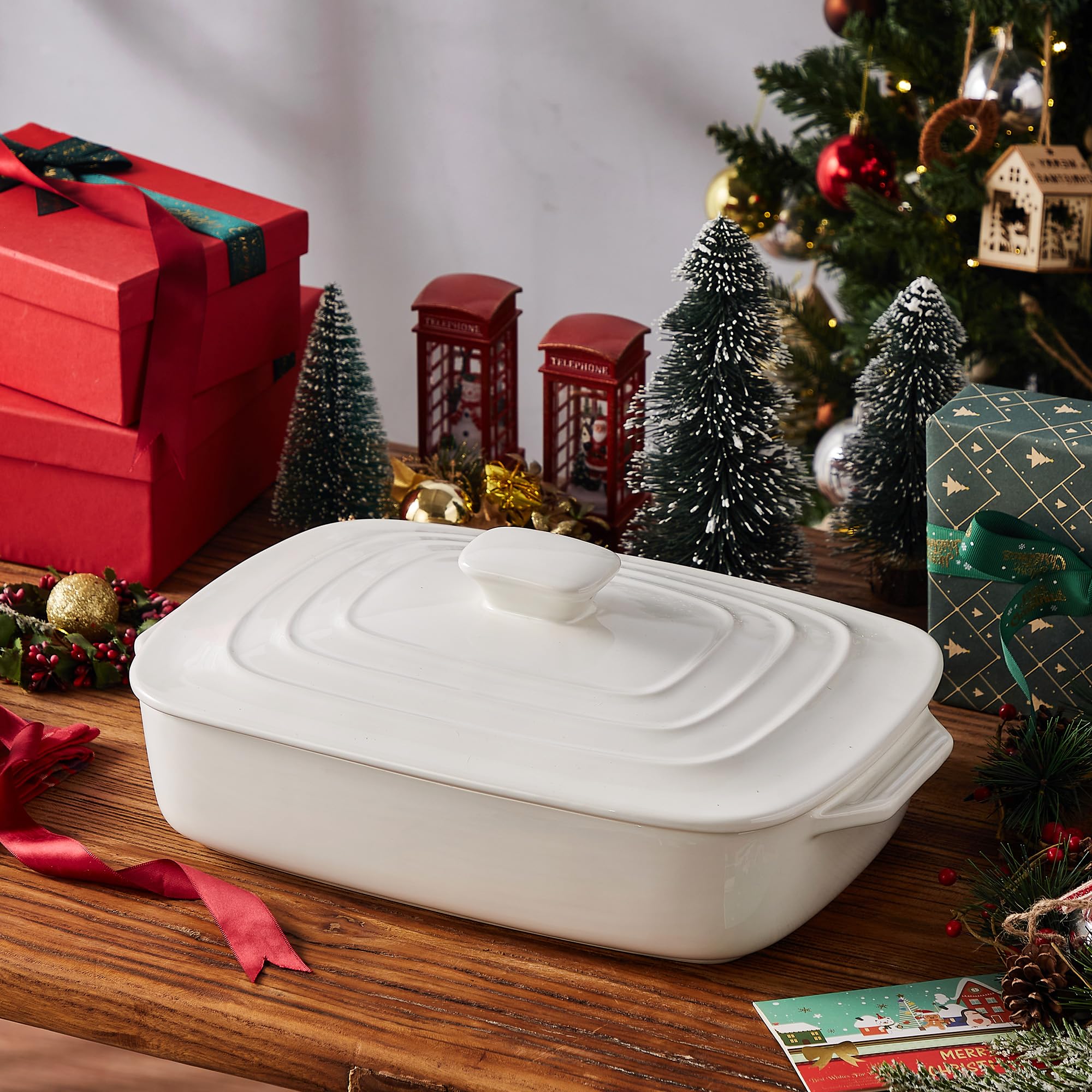 Regalo perfecto navideño con bandeja cerámica Lareina