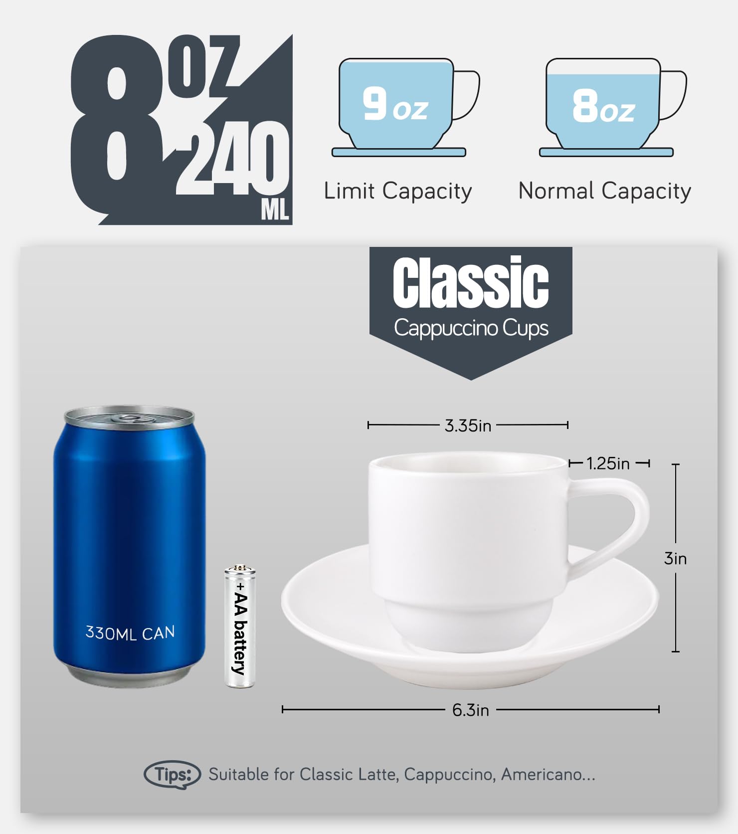 Lareina cucharillas para café, juego de 4, acompañan tus bebidas.