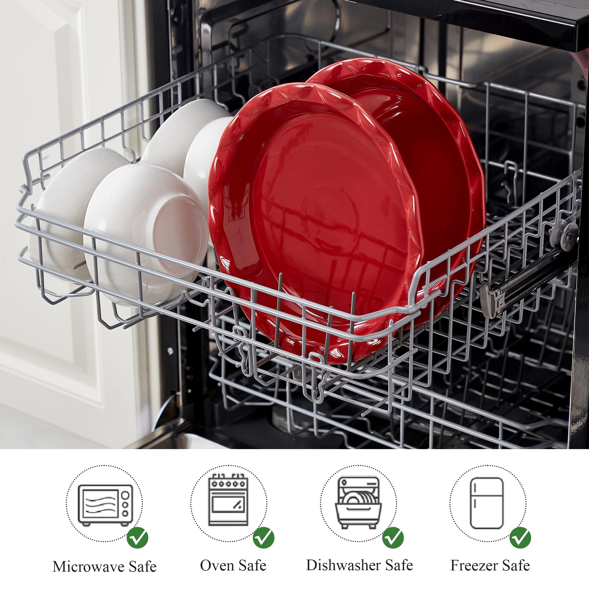 Lareina diseño rojo elegante, regalo práctico para la cocina.