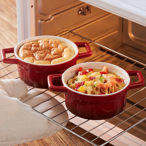 Lareina mini cazoleta para sopa y postre con tapa, ideal para sabores individuales