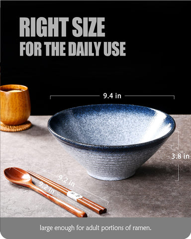 Palillos y cucharas a juego de Lareina para comer ramen con estilo.