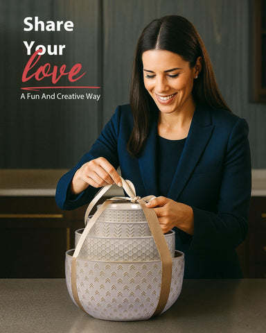 Regalo Lareina con tazones cerámicos prácticos y elegantes.
