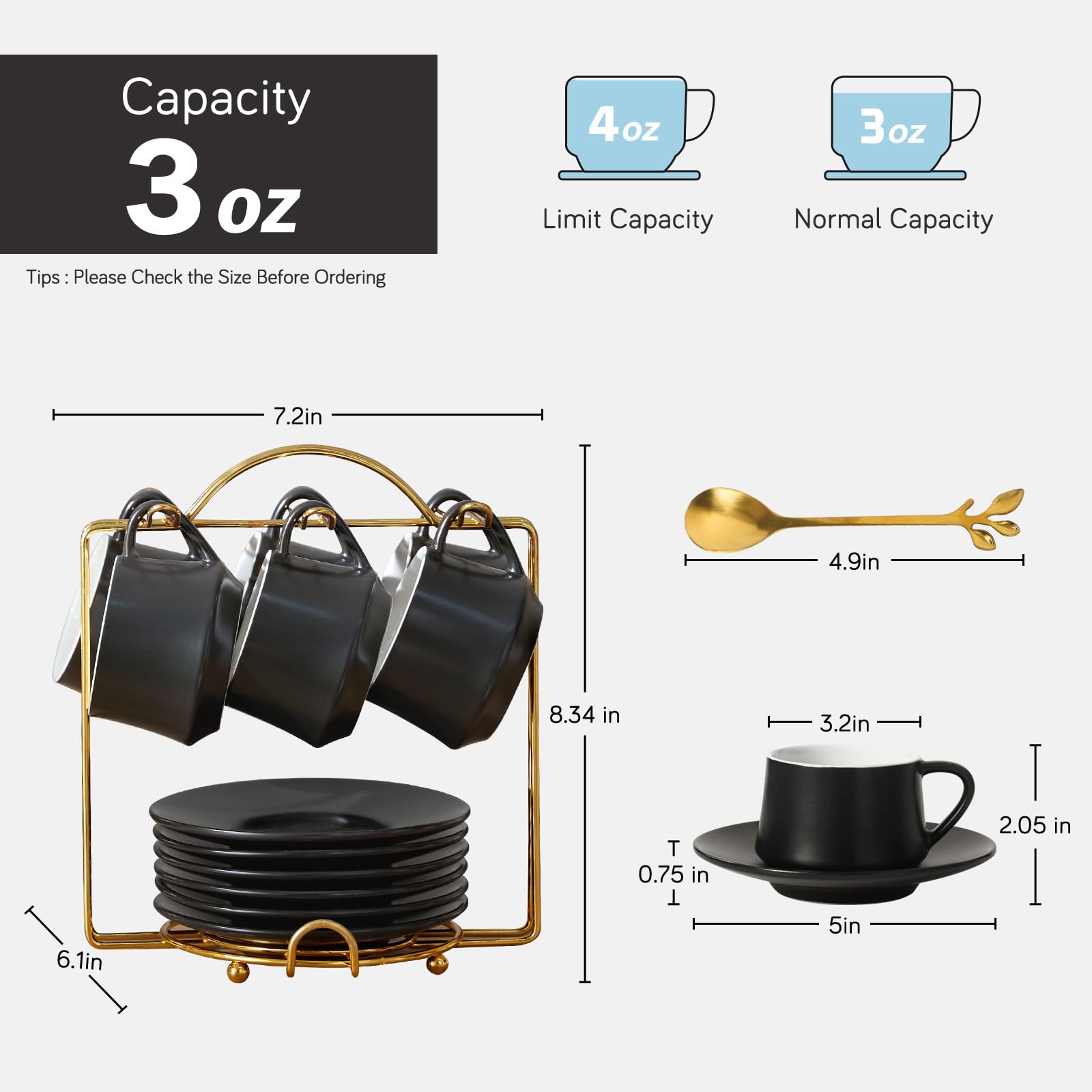 Soporte metálico Lareina, organización elegante y almacenamiento compacto.