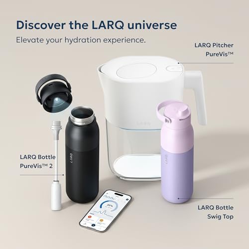 LARQ PureVis para viajes y actividad física, agua lista