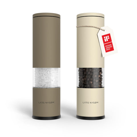 Juego LARS NYSØM Lagom: molinillos de sal y pimienta con diseño para mesa.