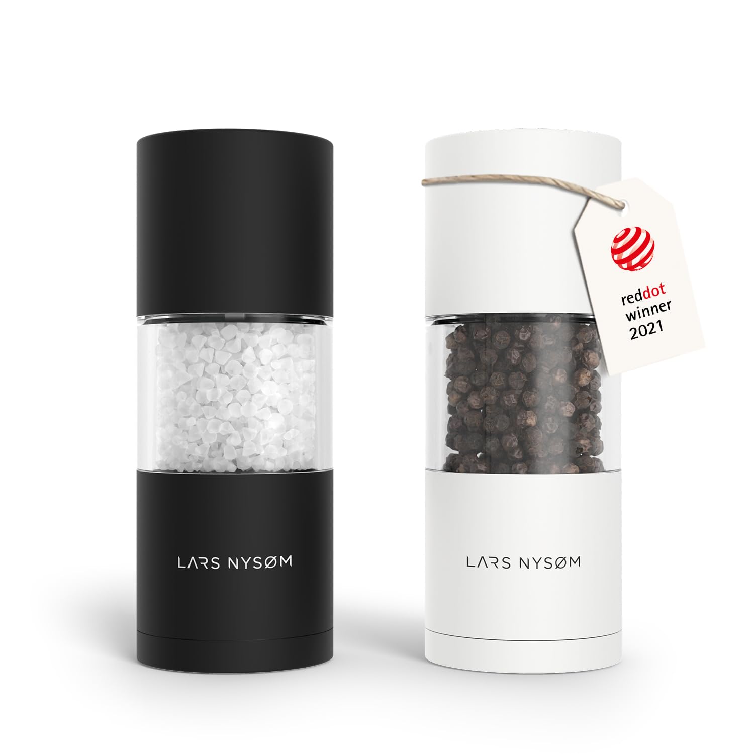 Molinillos LARS NYSØM con diseño Sjæl para sal y pimienta.