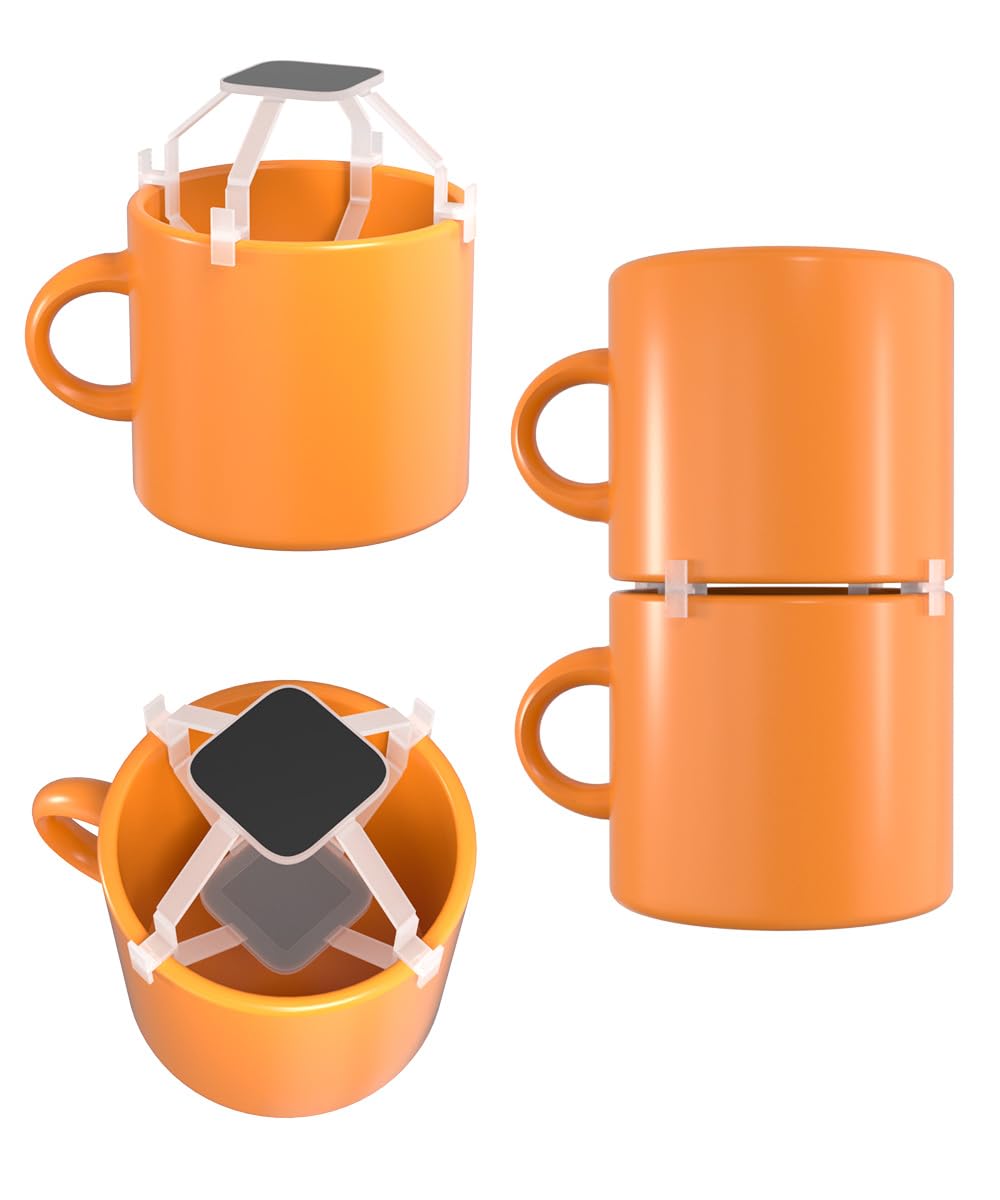 LATOUGH Organizador-tazas-ajuste muestra ajuste para tamaños variados y armario