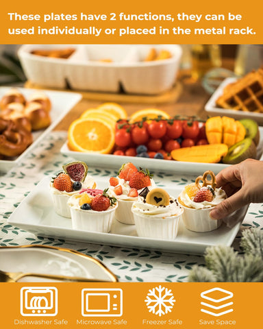 LAUCHUH uso en eventos, perfecto para servicio de autoservicio de postres.